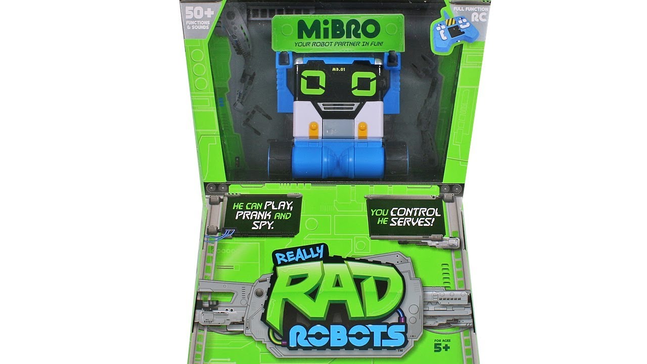 really rad robots mibro rc robot