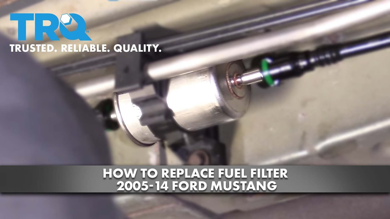 How to Replace Fuel Filter 2005-14 Ford Mustang - YouTube