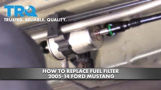 How to Replace Fuel Filter 2005-14 Ford Mustang