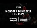Monster Dumbbell For Reps - Event 2 | 2022 Arnold Strongman Classic | Full Live Stream