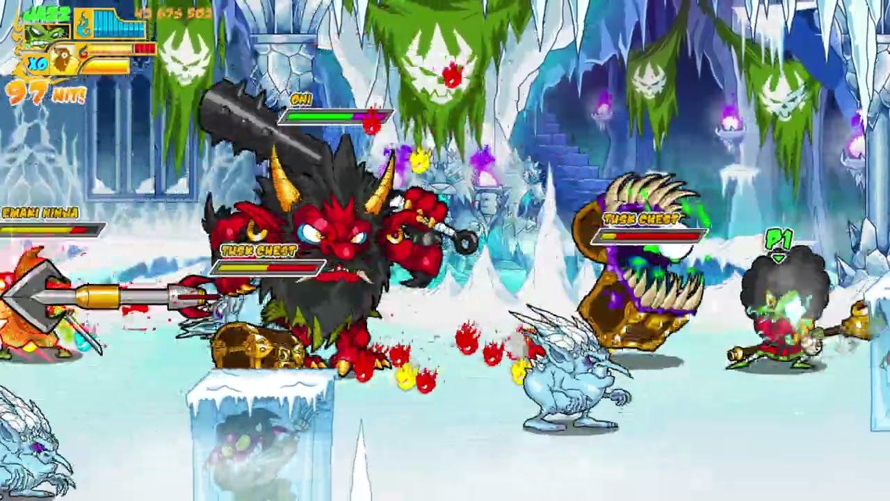 Jitsu Squad - Master difficulty TAG 4 characters, Stage 6