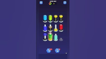 nut sort game/ level 1821 #shorts #ammycandycrush #gameplay #puzzlegames #mobilegames