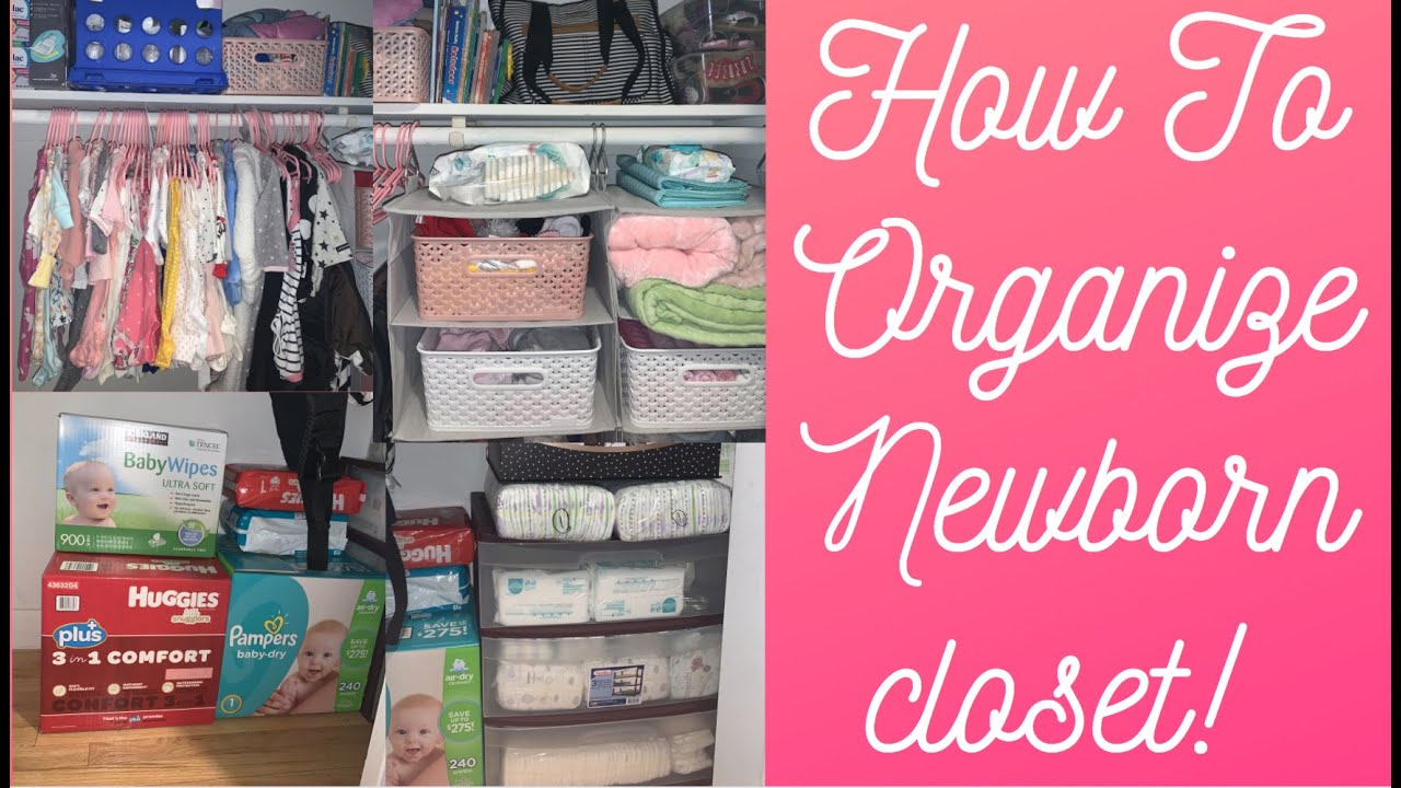 HOW TO ORGANIZE NEWBORN CLOSET Limited/Small space YouTube
