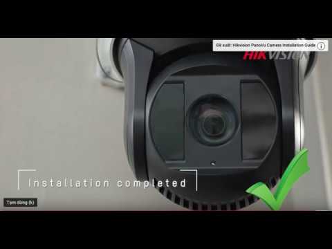 Cách lắp đặt camera PTZ 8 inch IR Hikvision (DS-2AE5225TI-A).