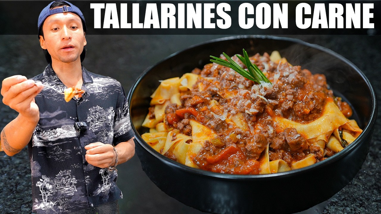 Así cocino mis tallarines con carne! rico y facil | Abelca