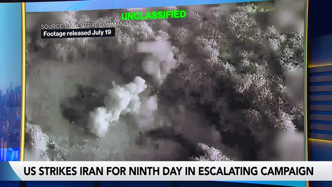 US Strikes Iran for Ninth Day With Hormuz Near Standstill