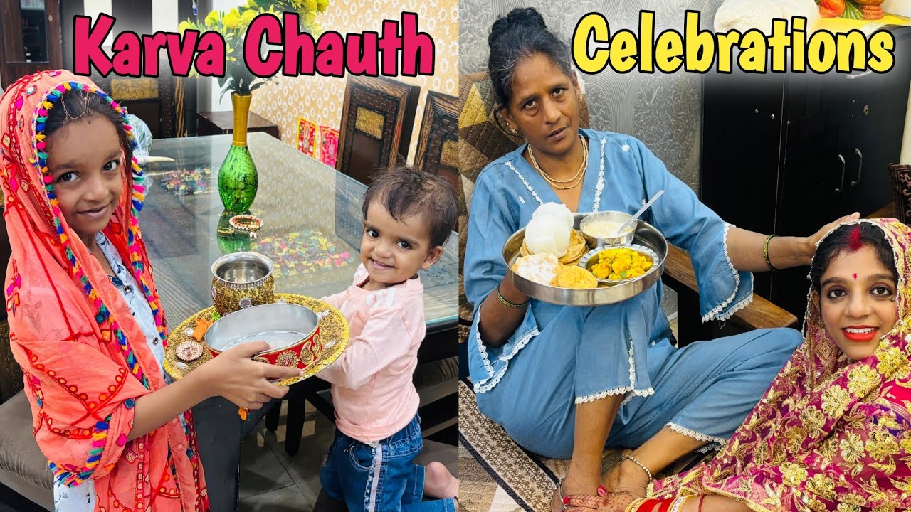 Karva Chauth Celebration with Family | Daily Blogs | Family Blogs 