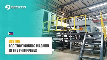 BTF1-4 Beston Egg Tray Making Machine in the Philippines | Metal Egg Tray Dryer