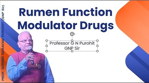 Rumen Revolution: Mastering Rumen Function with Drug Modulation