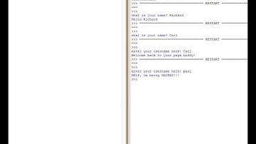 Basics of Python  - how to make a username and password