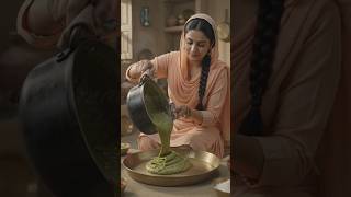 💚 Traditional Pista Barfi Recipe | Old Punjabi Style | Desi Sweet Recipe#shorts