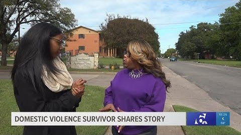 Domestic violence survivor shares story