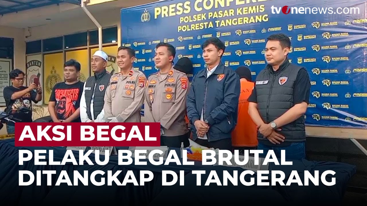 Tak Segan Lukai Korban Begal, Tiga Anggota Geng Motor di Tangerang Diringkus | OneNews Update