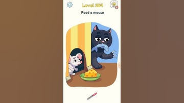 Dop 3 level 354 Feed a mouse 🐀 #shorts #mobilegame #gameplay