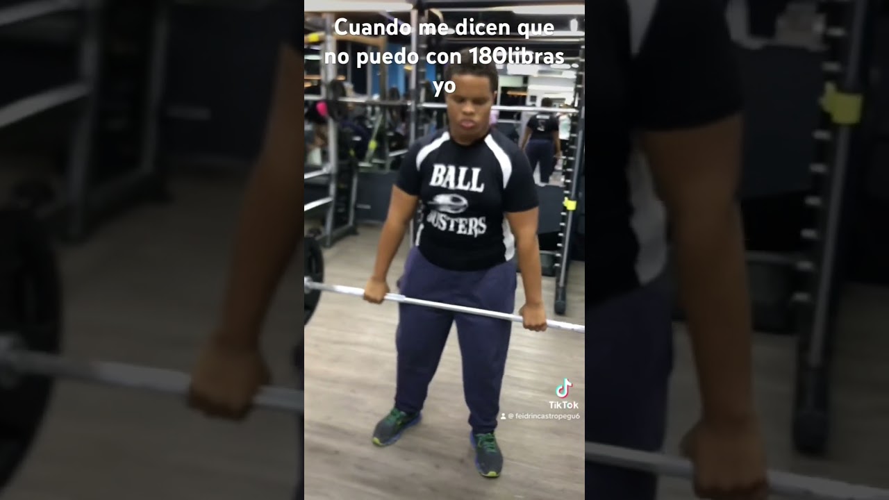 Cuando me dicen que no puedo con 180libras yo
