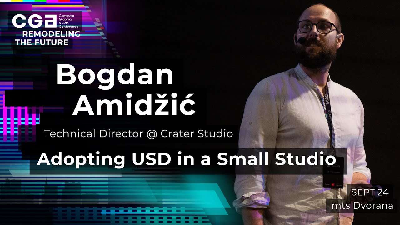 Adopting USD in a Small Studio | Bogdan Amidžić, Crater Studio | CGA Belgrade 2022