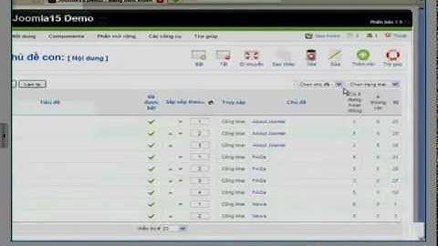 Thiết kế web bằng Joomla - Bài 7 - Quản lý chủ đề con (Category) ---nhok.lun.it---