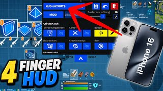 The BEST 4 Finger Claw HUD Layout for Fortnite Mobile! 🏆