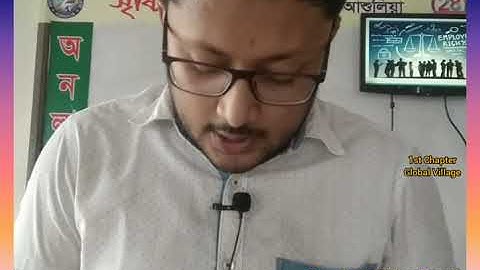 ICT Eleven-Twelve, 1st Chapter, Topics: Global Village with elements