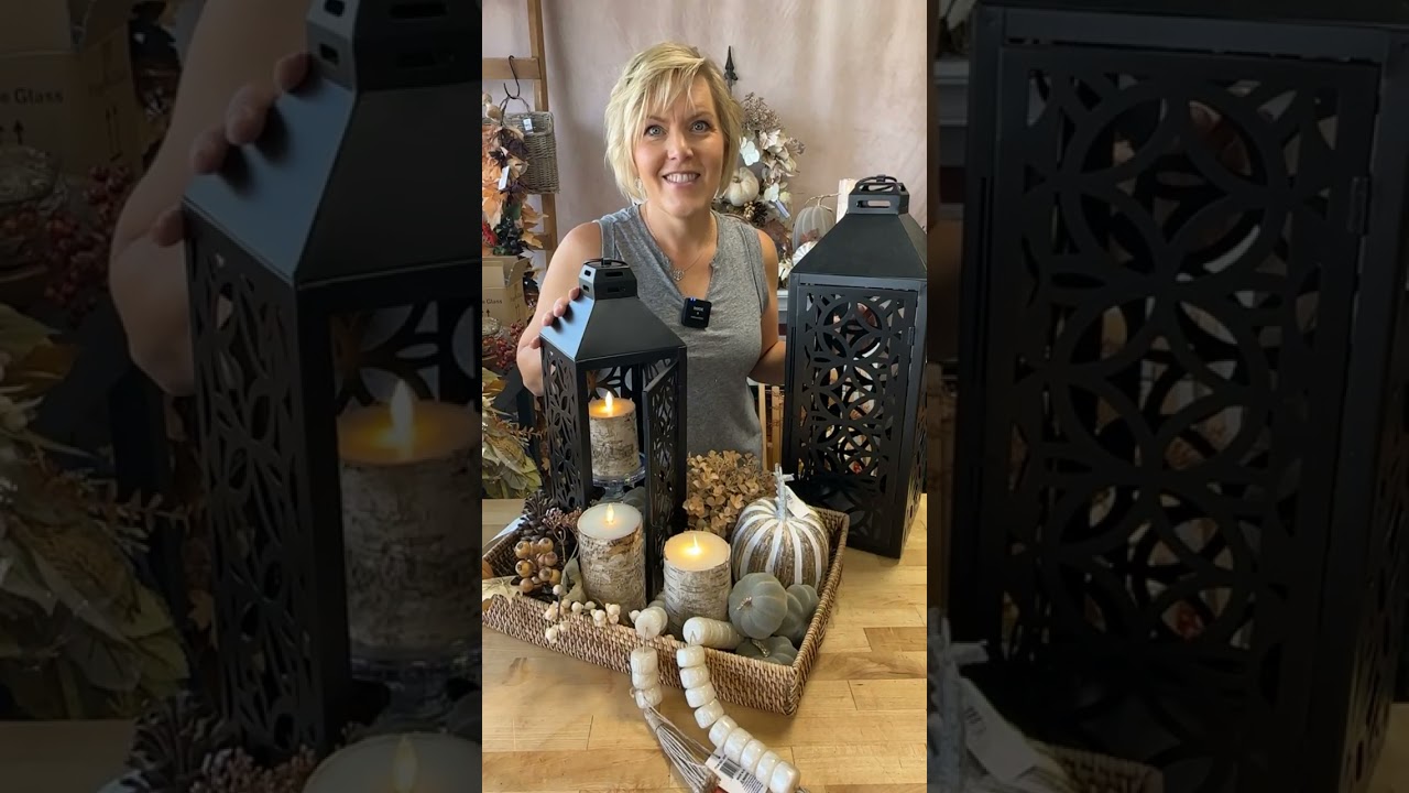 Live tray styles for fall decor inspiration! Amy has the ideas for you! 🍁🍂