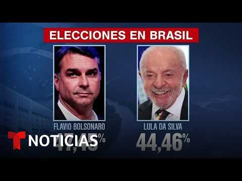 Flávio Bolsonaro y Lula disputarán la presidencia de Brasil en una segunda vuelta el 25 de octubre