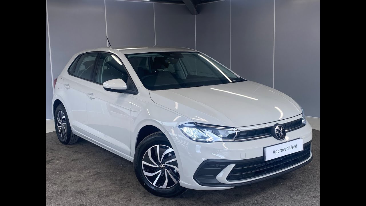 不*火様 TRVO WHITE LUNAR DUST POLO 2023 (73) Volkswagen Polo Life 1.0 TSI Manual | Lancaster