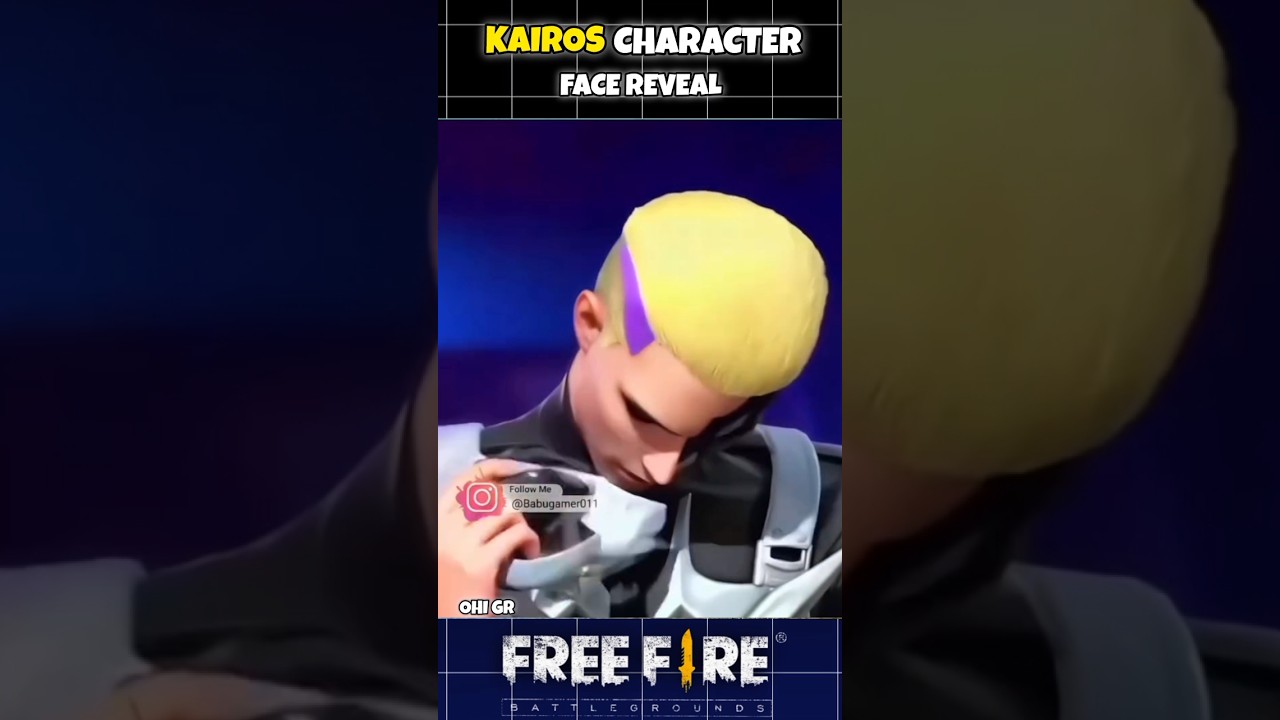 Free Fire Kairos Face Reveal 