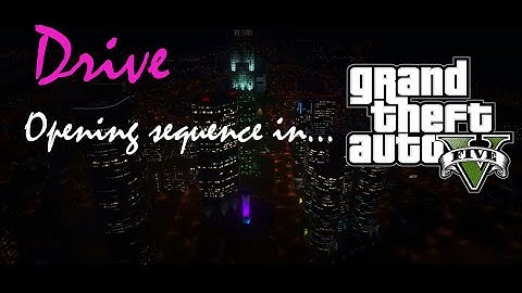 Drive: Title Sequence Remake