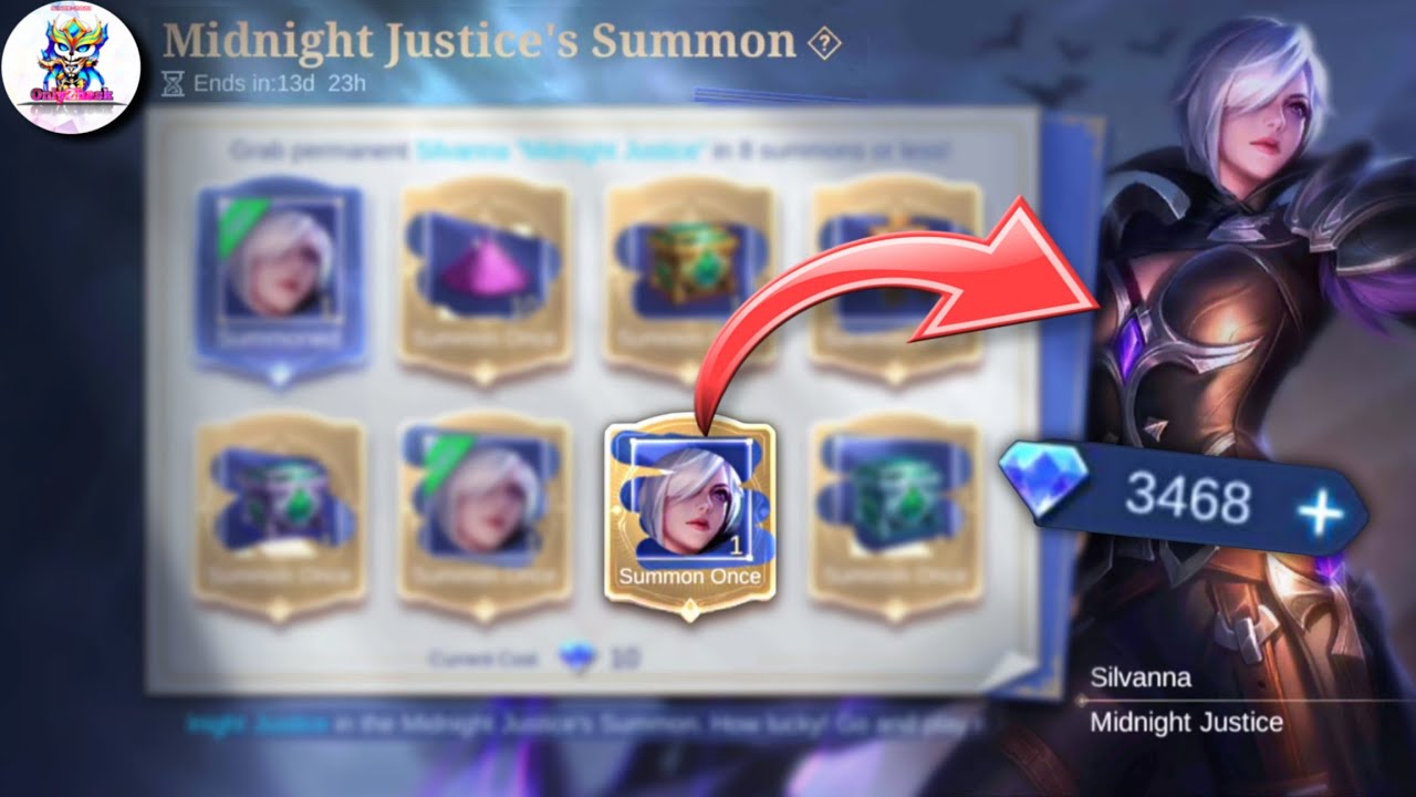 Silvana Midnight Justice Summon Event Mobile Legends 2022
