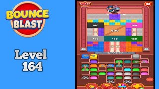 Bounce blast level  164 hard level solution and walkthrough for Gameplay 