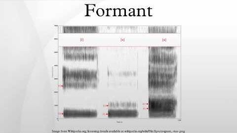 Formant