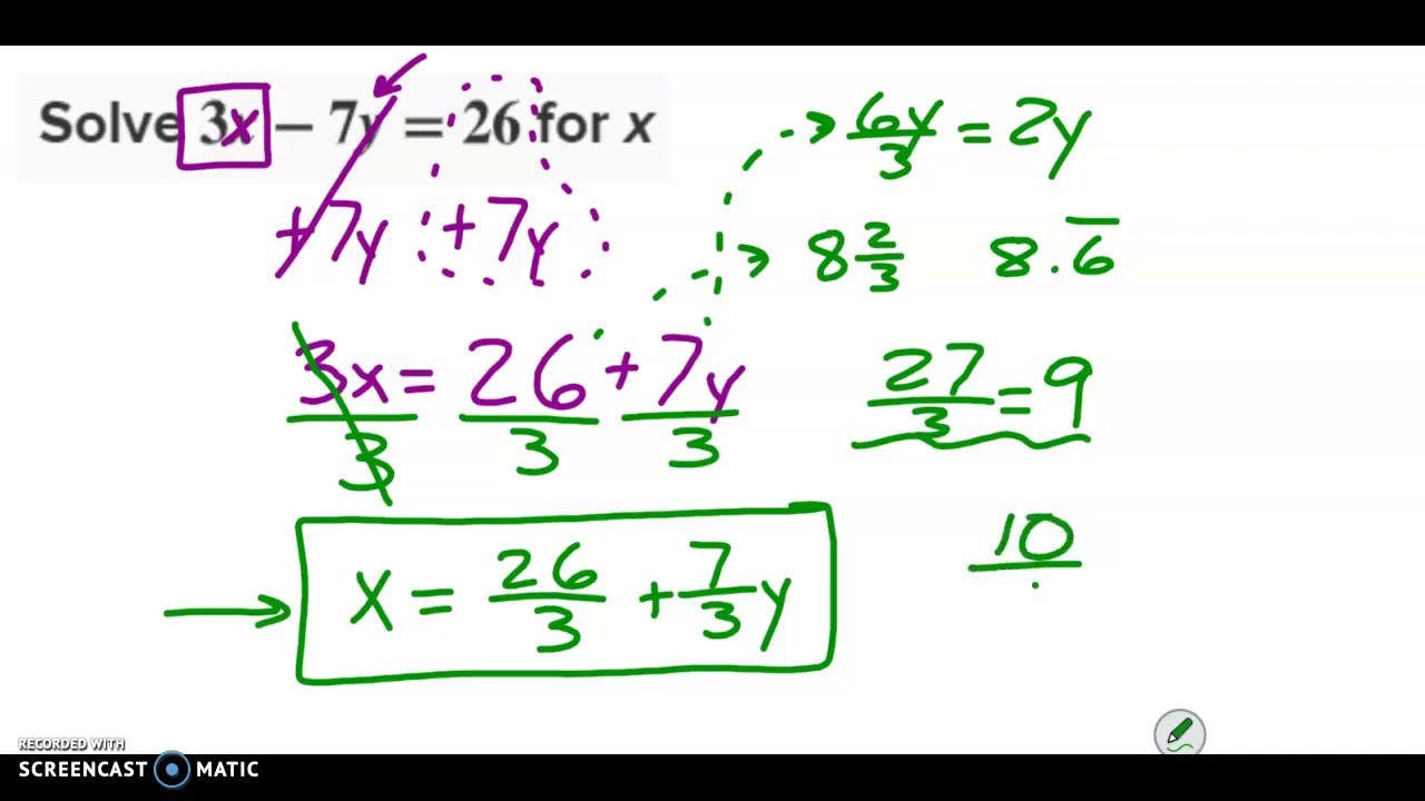 2.7 Using Formulas - YouTube