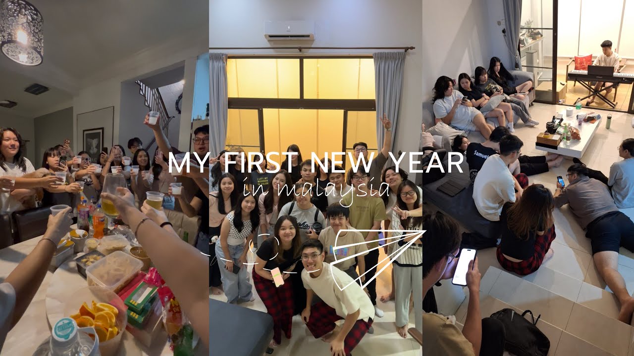 12 hours before new year (cooking,shopping, etc) 