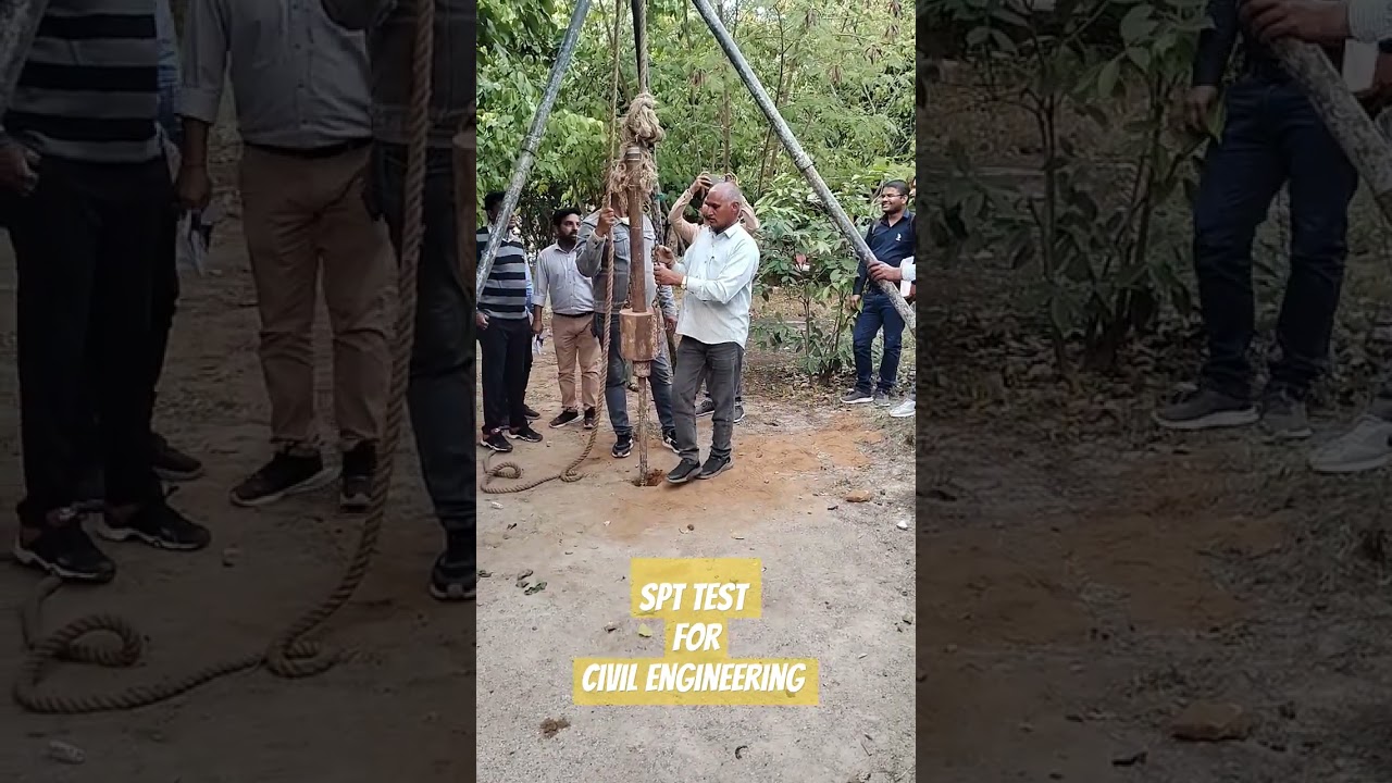 Standard penetrations test (SPT Test) for civil engineering students from mnit Jaipur 