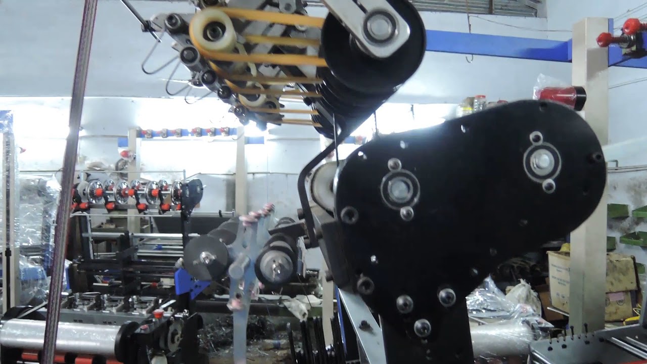 needle loom machine with belt drive weft feeder YouTube