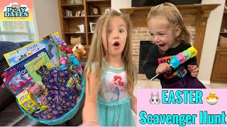 Easter Bunny Scavenger Hunt! Jay & Mae find hidden EGGS & Easter Baskets!