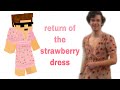 the return of the eret strawberry dress (and suit)