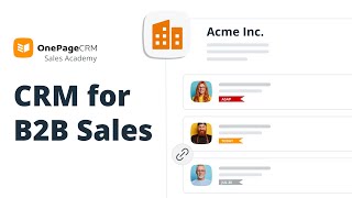 Best CRM for B2B Sales (2026) | Simple CRM for Business-to-Business Selling
