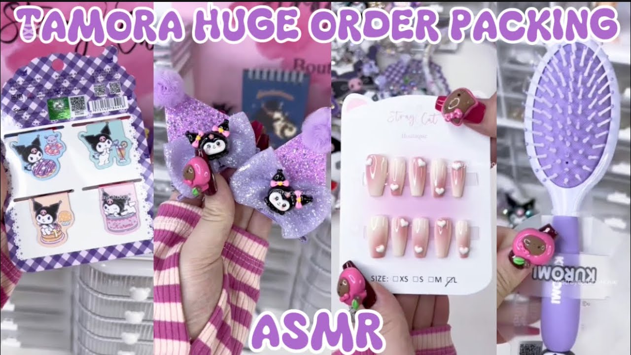 TAMORA HUGE ORDER PACKING 😻✨(ASMR)||SMALL BUSINESS 