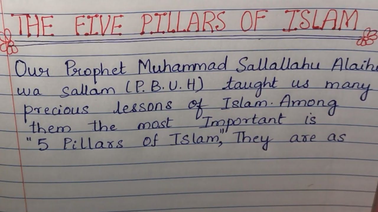 5 pillars of islam essay