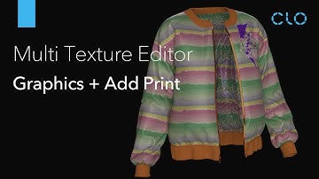 Multi Texture Editor Part 4 | Learn how to use the add/print function with graphics in CLO
