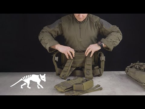 Набір лямок та ременів для розванатжувального жилета Tasmanian Tiger Rig Adapter Set, Olive (TT 7157.331), видео 1