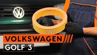 Comment remplacer des filtre à air moteur une VW GOLF 3 1H1 3/5 portes [TUTORIEL AUTODOC]