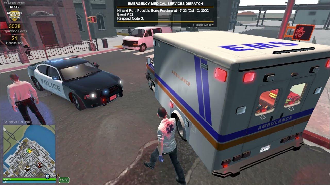 New Hospital and New Map hype Flashing Lights EMS YouTube