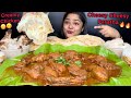 CHEESY CHEESY MALABAR PARATHA WITH SPICY CHICKEN CHETTINAD AND CREAMY CHICKEN KALIMIRI | MUKBANG