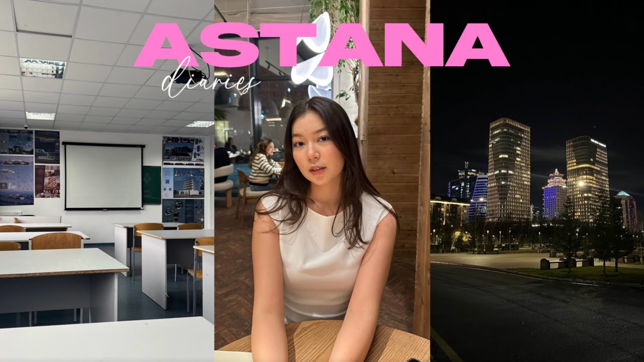 astana diaries | учеба на архитектурном, мои будни 🖇️