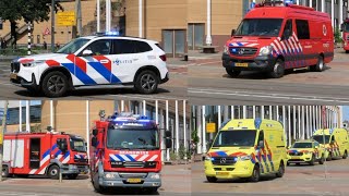 Veiligheidsdag Schiedam [vertrek hulpdiensten beelden aan het einde van de video]