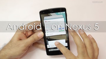 Android L Next ver of Android Overview & First Impressions