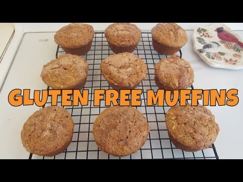 Gluten Free Applesauce Oat Bran Spice Muffins