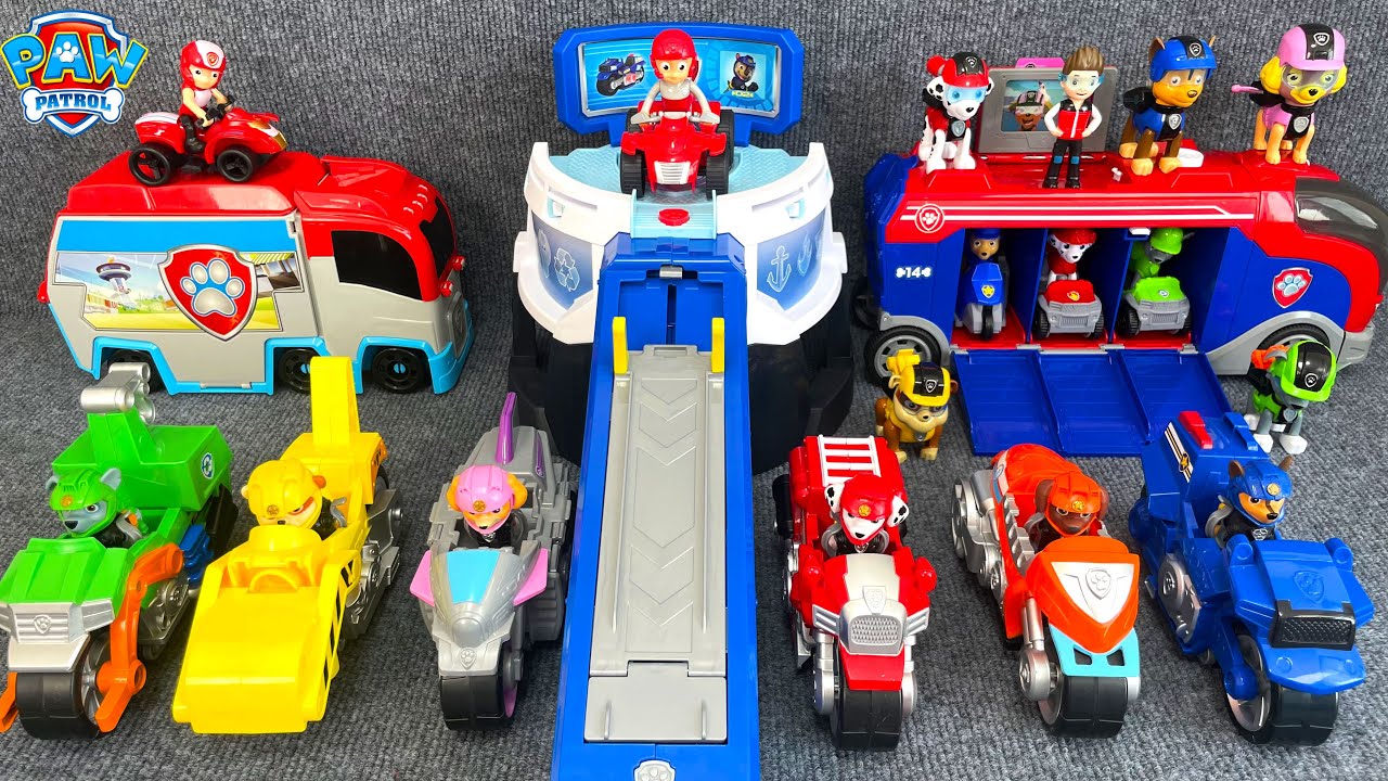 22 Minutes Satisfying with Unboxing Super Cool Paw Patrol Toys Collection Review | ASMR